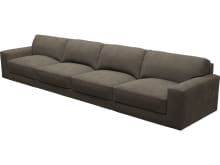 Monica Muse Mink Sofa - 4 Seater color Muse Mink