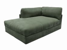Finley Muse Forest Left Arm Facing Chaise Module color Muse Forest