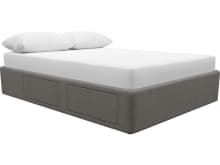 Zenith Storage Drawer Bed Base Isla Soft Grey color Isla Soft Grey