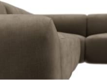 Beckett Tribute Walnut Modular Corner Sofa - 7 Piece color Tribute Walnut