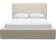 Felix Gas Lift Bed Muse Flax color Muse Flax