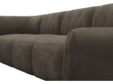 Beckett Muse Mink Modular Sofa - 7 Piece color Muse Mink