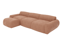 Malmo Muse Dusk Sofa with Ottoman - 4 Piece color Muse Dusk