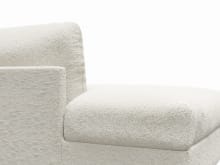 Finley Boucle Ivory Left Arm Facing Chaise Module color Boucle Ivory