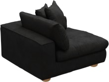 Tully California Charcoal Right Arm Facing Chair Module color California Charcoal