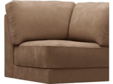 Monica Tribute Chestnut Corner Sofa Chair Module color Tribute Chestnut