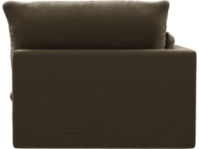 Willow Tribute Walnut 1 Seat Left Arm Facing Sofa Module color Tribute Walnut