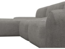 Beckett Isla Soft Grey Chaise Sofa - 3 Seater color Isla Soft Grey