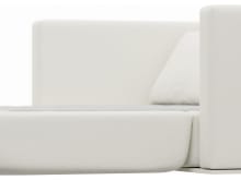 Porter Tribute Shell 3-Seater Sofa Bed color Tribute Shell