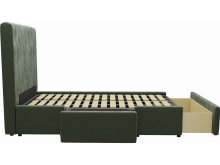 Aria Muse Forest Left Drawer Storage Bed color Muse Forest