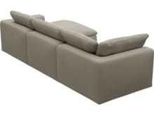 Cloud Deep Plaza Natural Modular Sofa - 3 Seater Chaise color Plaza Natural