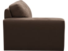 Monica Muse Chocolate Left Arm Facing Chair Module color Muse Chocolate