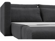 Porter Plaza Flint Grey Sofa Bed - 2 Seater color Plaza Flint Grey
