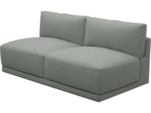 Haven Tribute Storm 2 Seater Armless Sofa Module color Tribute Storm