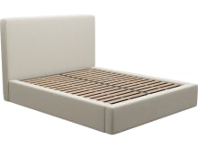 Felix Gas Lift Bed Muse Flax color Muse Flax