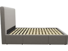 Aria Drawer Bed Boucle Pumice color Boucle Pumice
