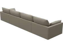 Willow Plaza Natural Modular Sofa - 4 Seater color Plaza Natural