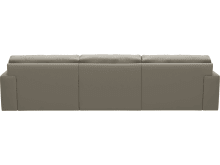 Monica Plaza Natural Chaise Sofa - 3 Seater color Plaza Natural