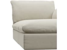 Willow Muse Flax Chaise Right Arm Facing Sofa Module color Muse Flax