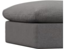 Willow California Slate Ottoman color California Slate