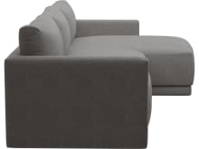 Haven Apt California Slate Chaise Sofa color California Slate