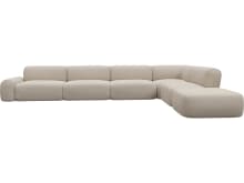 Beckett Santa Fe Sand Modular Sofa - 7 Piece color Santa Fe Sand