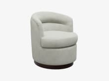 Penelope Swivel Chair Toorak Pebble color Toorak Pebble