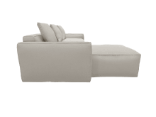 Riley Apt Santa Fe Sand Sofa - 3 Seater and Ottoman color Santa Fe Sand