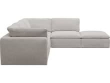 Cloud Deep Avon Mineral Modular Sofa - 5 Piece color Avon Mineral