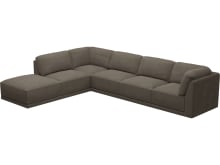 Emily Modular Sofa Muse Mink - 6 Piece color Muse Mink