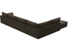 Willow Muse Mink Modular Sofa - 6 Seater LAF Terminal color Muse Mink