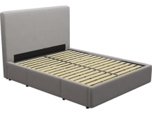 Aria Drawer Bed View Steel color View Steel