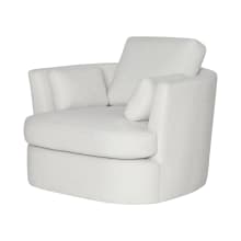 Lax California Ivory Swivel Chair color California Ivory
