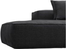 Riley Plaza Flint Grey Modular Sofa - 1x Arm, 4x Armless, 1x Left Terminal color Plaza Flint Grey