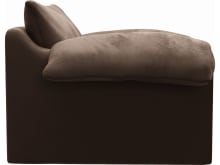 Ludlow Muse Chocolate Armchair color Muse Chocolate