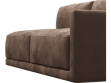 Haven Muse Chocolate Right Arm Facing 3 Seater Sofa Module color Muse Chocolate