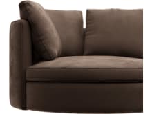 Adore Muse Chocolate Swivel Chair color Muse Chocolate