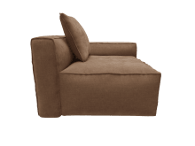 Riley Apt Tribute Chestnut Right Arm Facing Chair Module color Tribute Chestnut