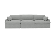 Retreat Toorak Pebble Modular Sofa - 3 Piece color Toorak Pebble