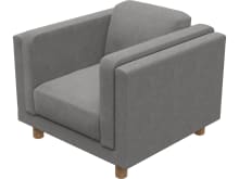 Hayes California Slate Armchair color California Slate