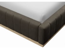 Brentwood Gas Lift Bed Muse Mink color Muse Mink