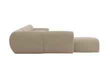Malmo Blaze Latte Sofa - 6 Seater LAF Terminal color Blaze Latte