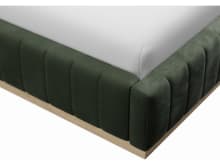Brentwood Gas Lift Bed Muse Forest color Muse Forest