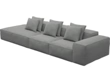 Riley Maya Flint Modular Sofa - 1x Arm, 2x Armless, 1x Left Terminal color Maya Flint