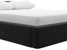 Felix Gas Lift Bed Plaza Flint Grey color Plaza Flint Grey