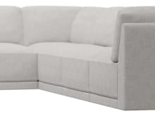 Emily Modular Sofa Avon Mineral - 6 Piece color Avon Mineral