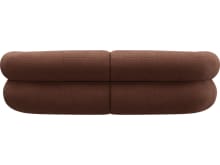 Colette Muse Rust Sofa - 3 Seater color Muse Rust