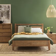 Calypso Bed Frame Nutmeg color Nutmeg