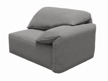 Clarence California Slate 2 Seat Right Arm Facing Sofa Module color California Slate