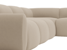 Malmo Blaze Latte Sofa - 6 Seater RAF Terminal color Blaze Latte